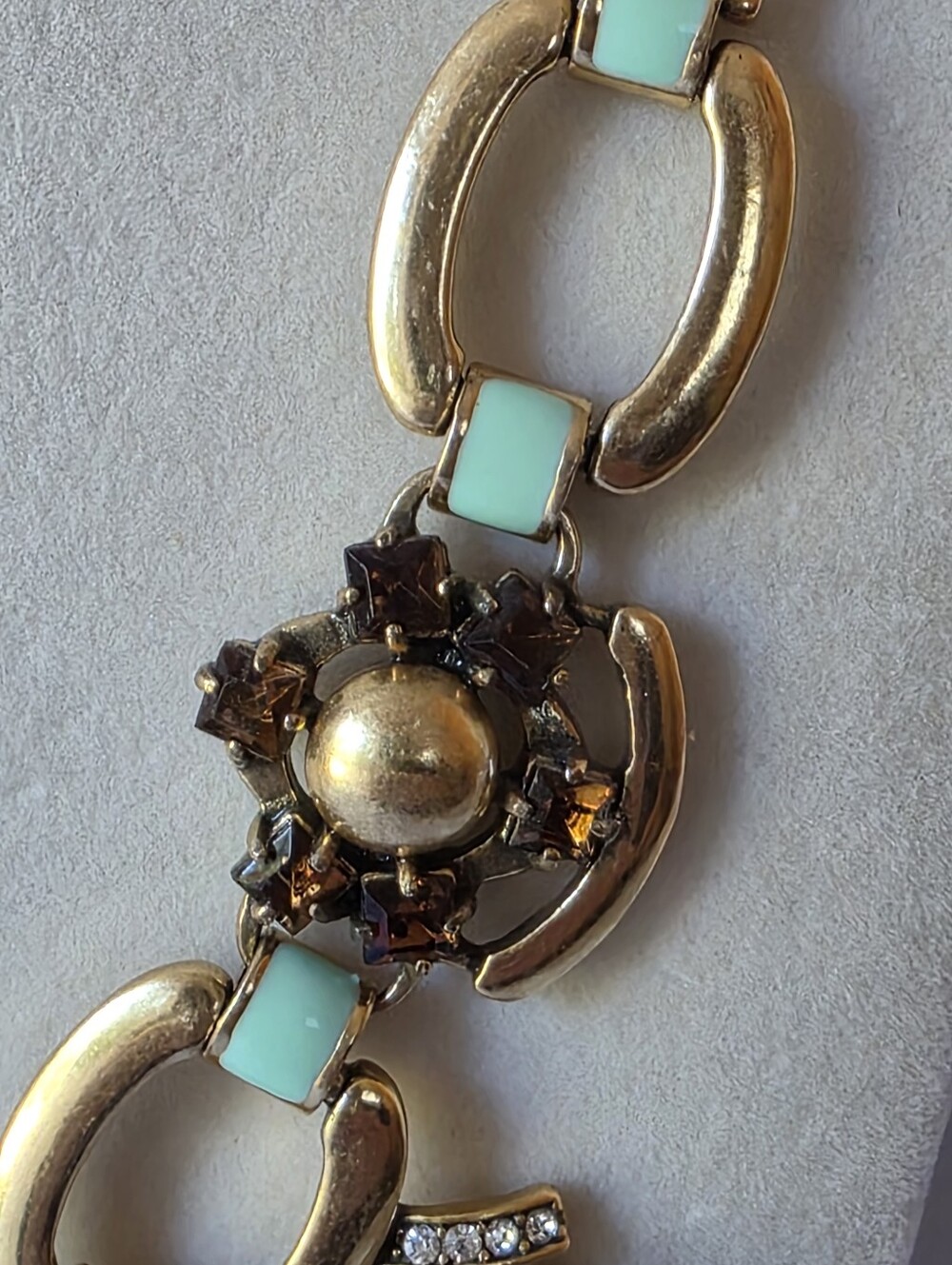 Stella & Dot Gold Tone Livvy Statement Bib Necklace - Picture 4 of 9